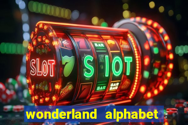 wonderland alphabet comic studio